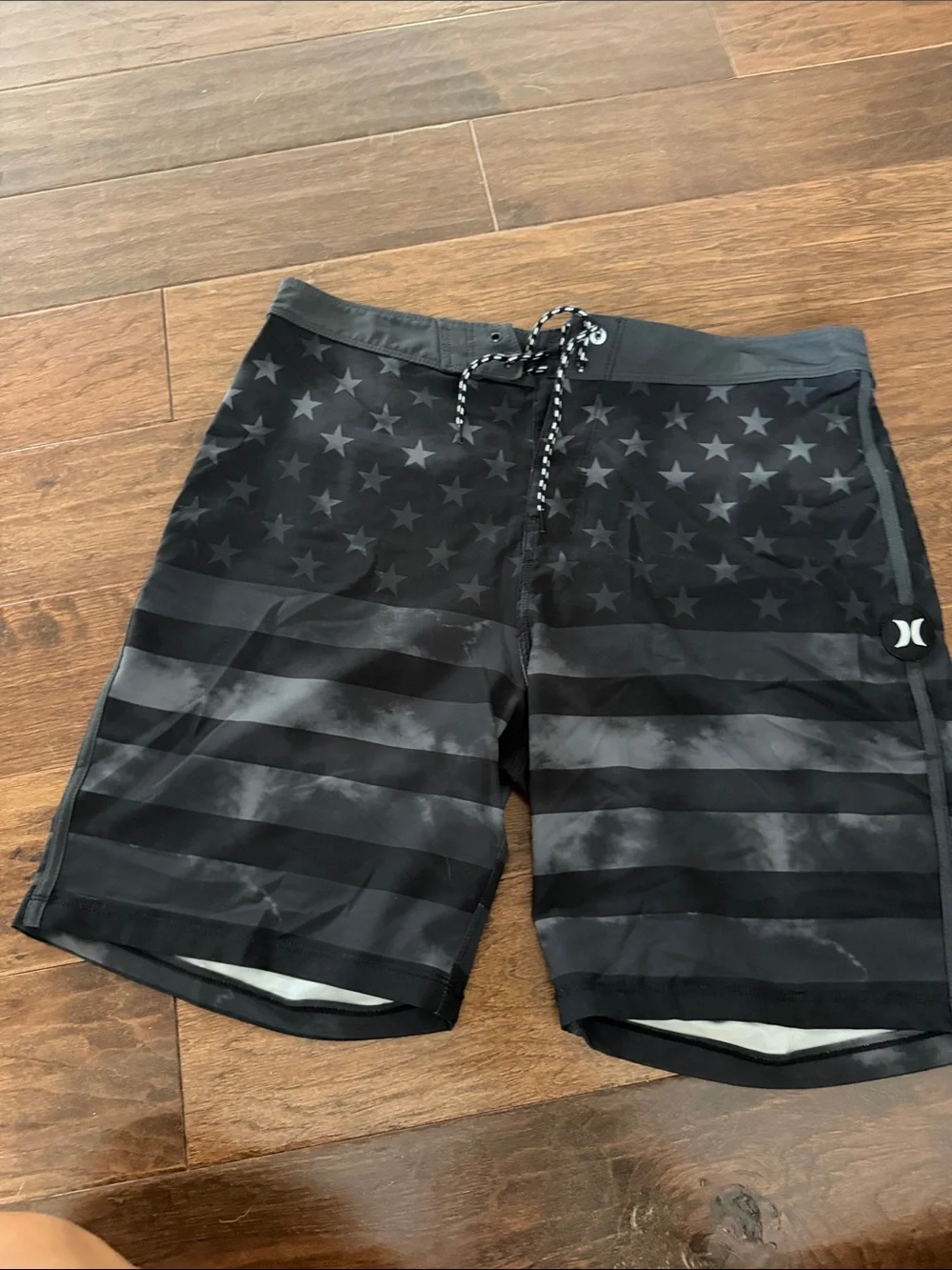 Hurley Black Star & Stripe Men’s Boardshorts